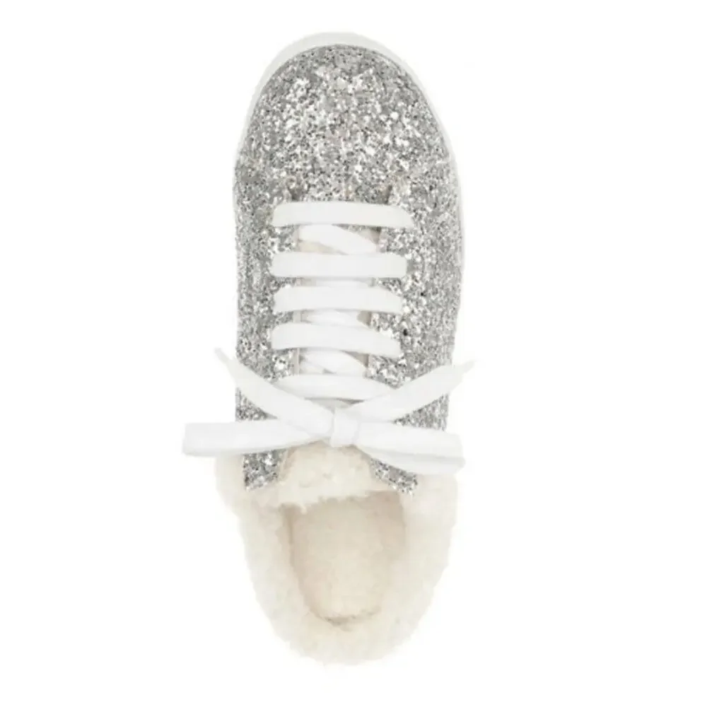 New Rampage Women's Silver/White Scott Slip On Sneakers Size 6